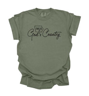 God's Country Personalized Tee